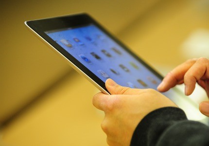 Tablet used in business